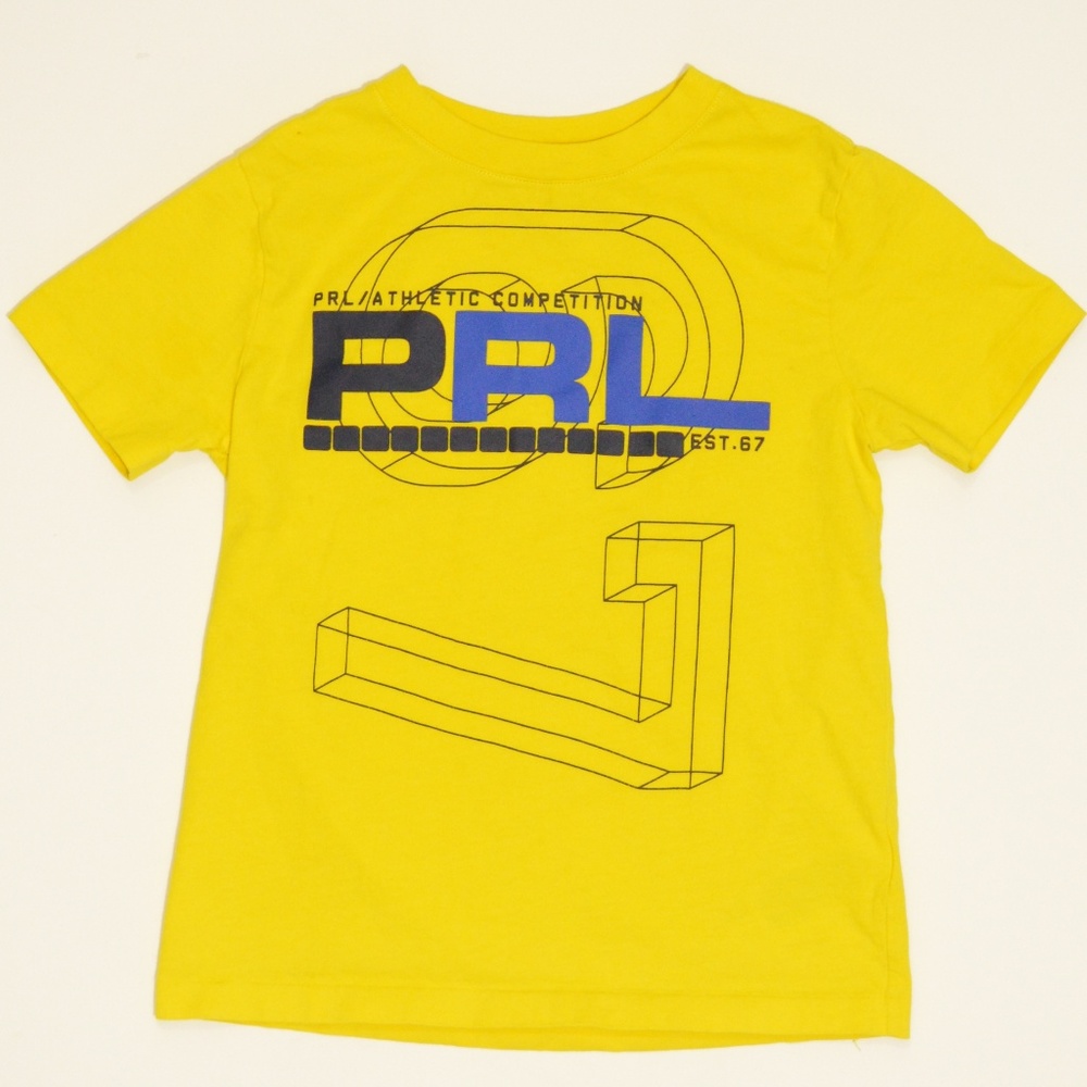 Boys Polo Ralph Lauren Athletic Competition Yellow